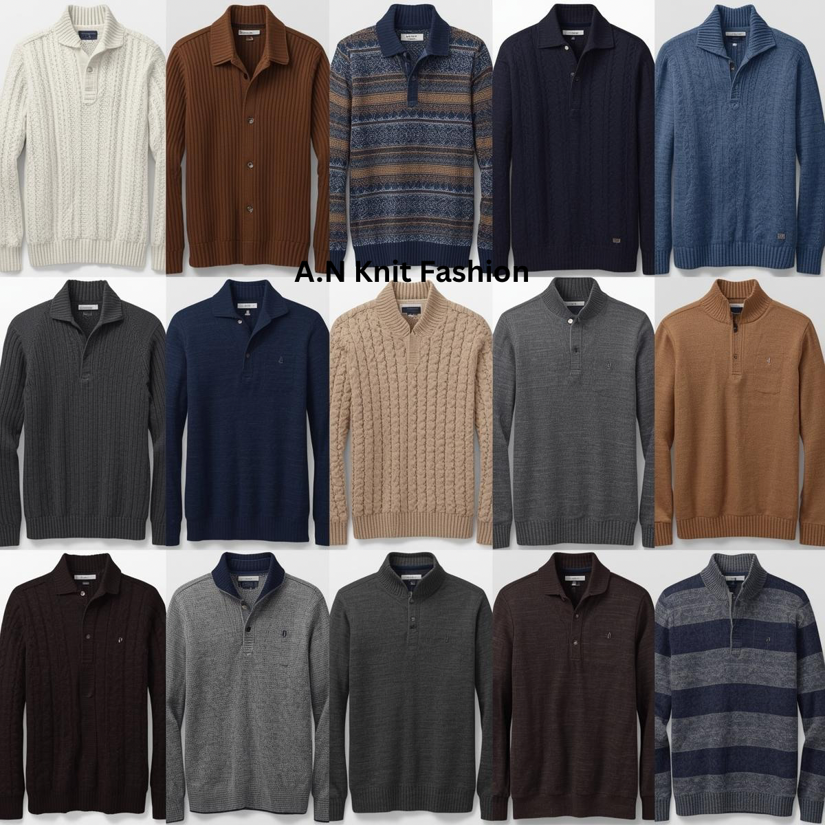 Men’s Premium Winter Knitwear Collection – A.N Knit Fashion