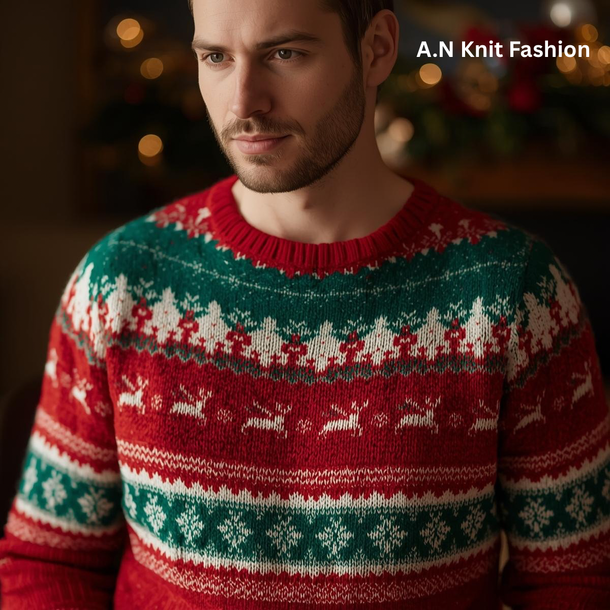 Festive Winter Knit Sweater – A.N Knit Fashion