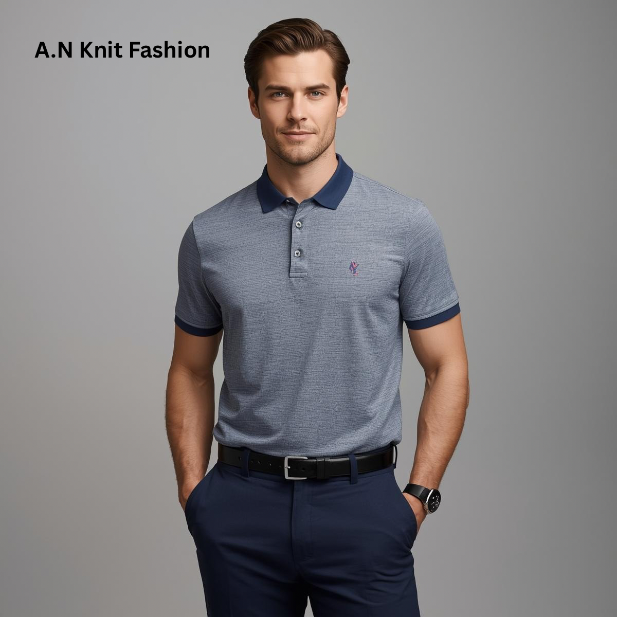 100% Pure Cotton Polo T-Shirt – A.N Knit Fashion