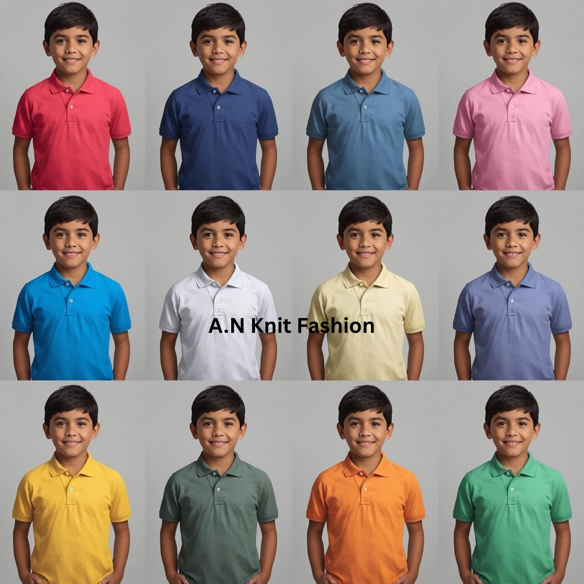 Soft Cotton Children’s Polo T-Shirt