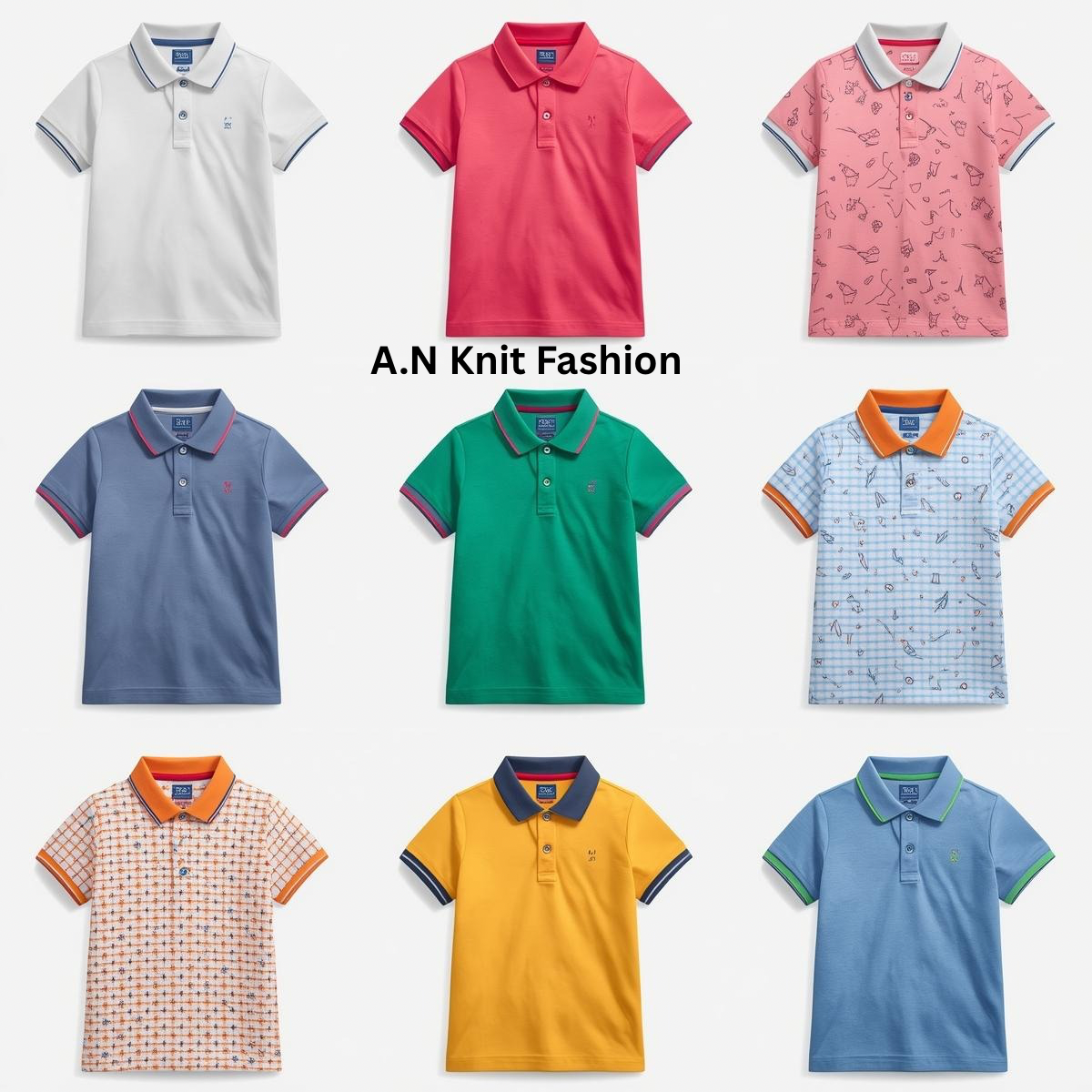 Soft Cotton Children’s Polo T-Shirt