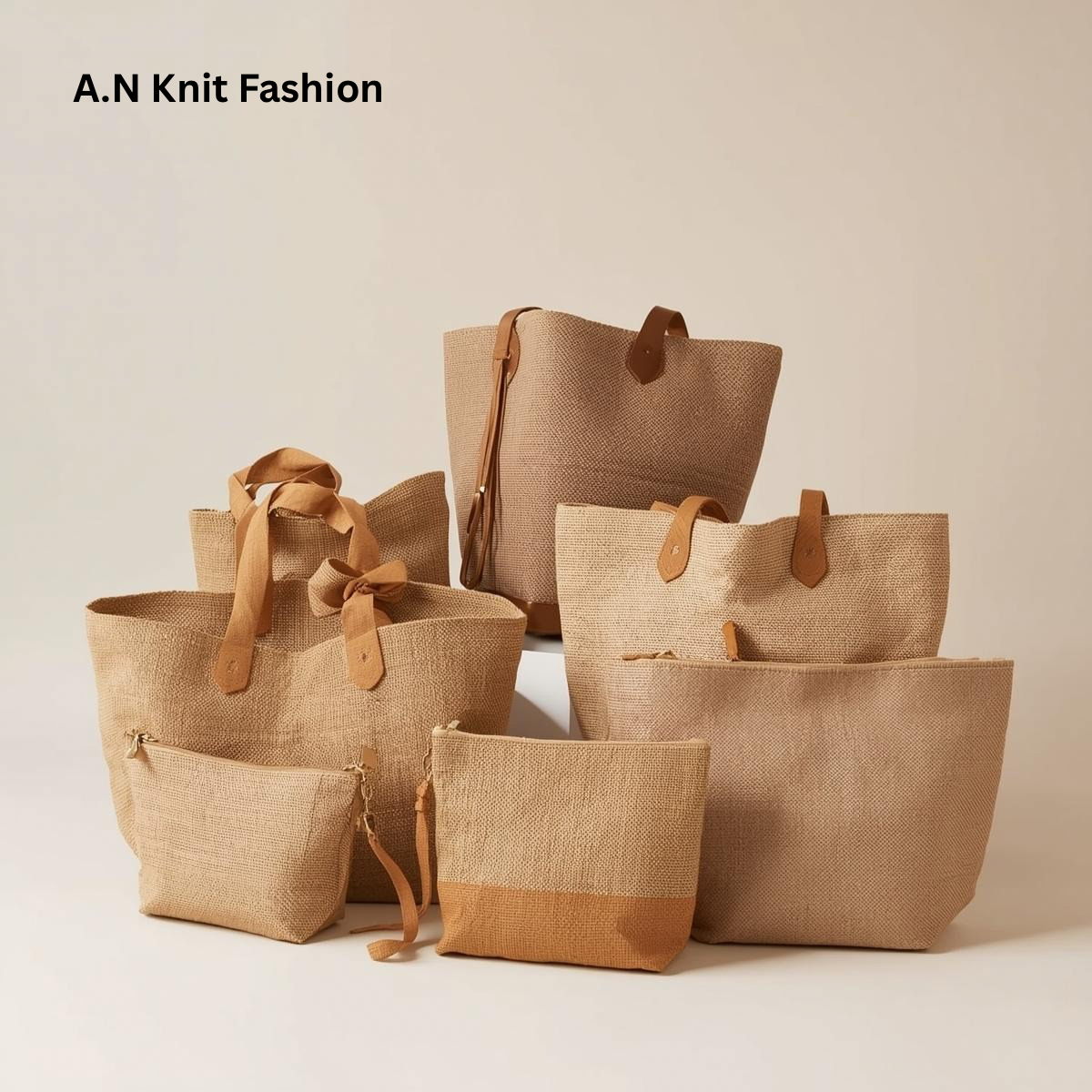 Natural Jute Tote Bag